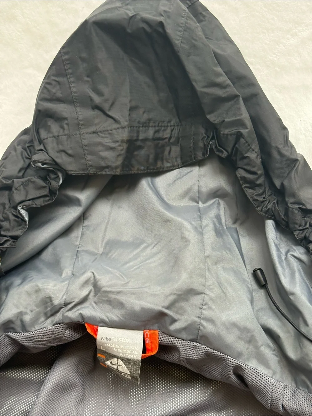 Nike Black Hooded Shell Jacket